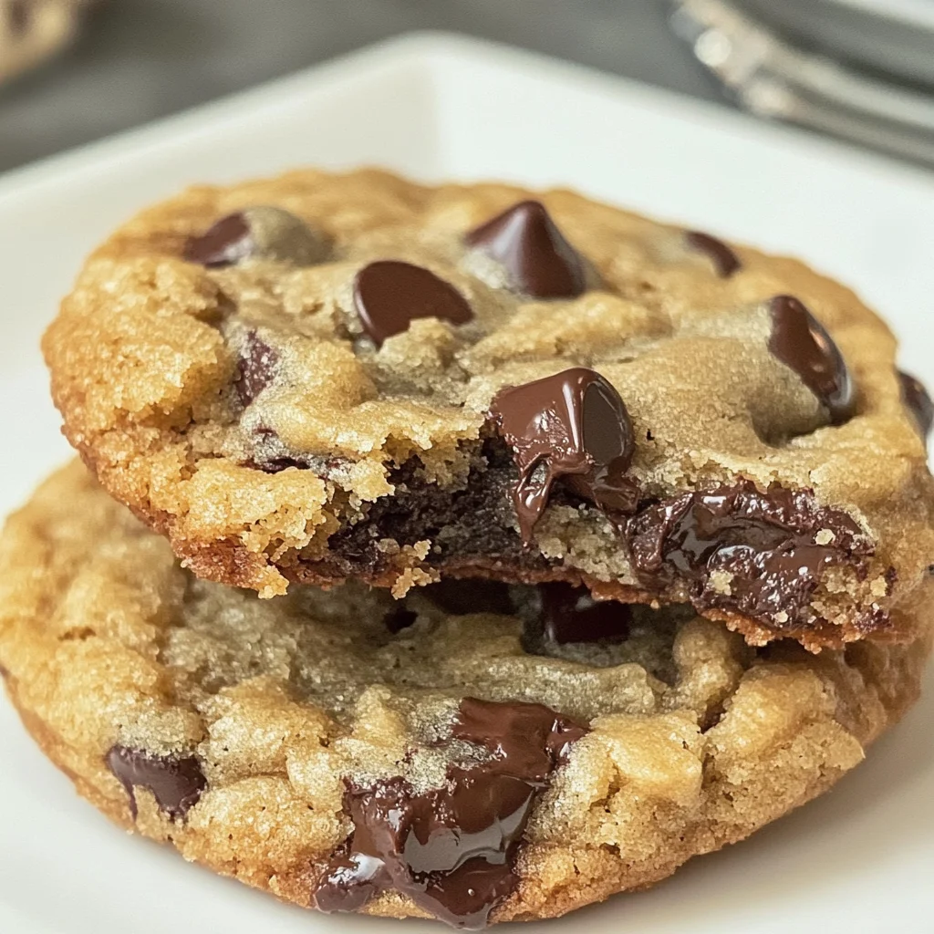 Ultra Thick and Chewy Chocolate Chip Cookies
