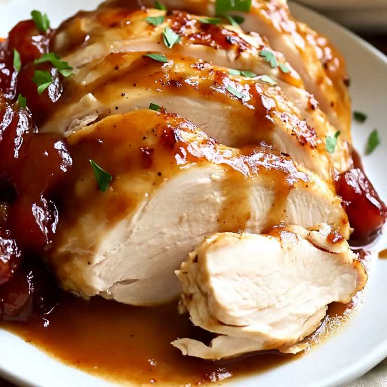 Slow Cooker Boneless Turkey Breast with Gravy