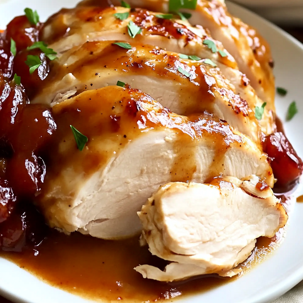 Slow Cooker Boneless Turkey Breast with Gravy