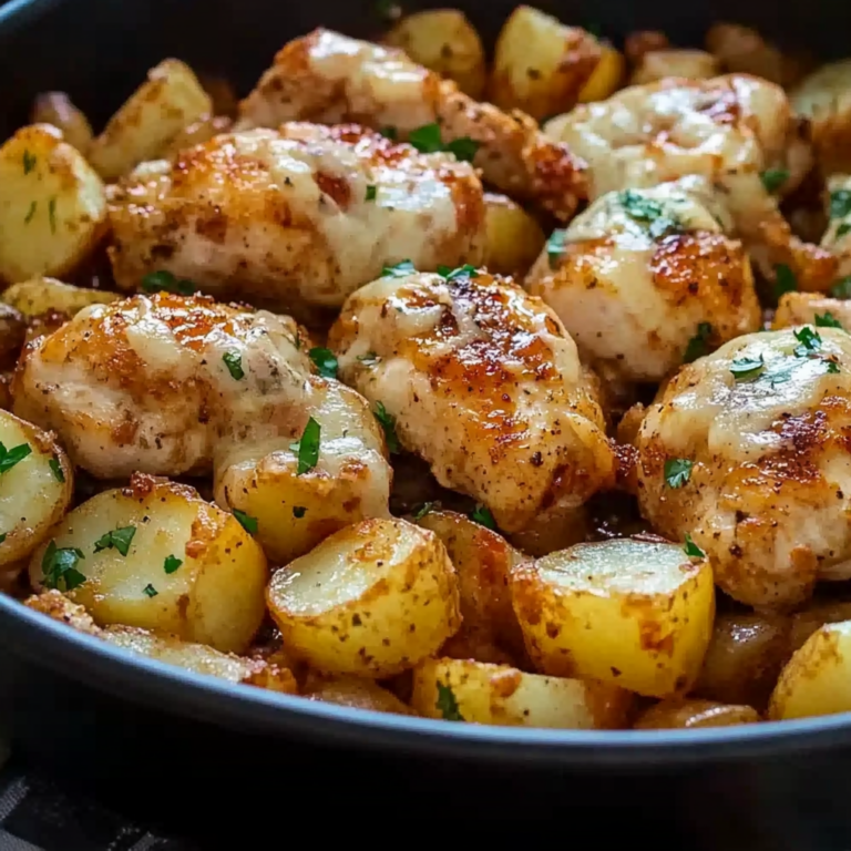 Garlic Parmesan Chicken and Potatoes (One-Pan Dinner)