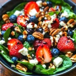 15-Minute Strawberry Spinach Salad