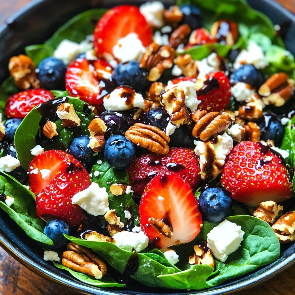 15-Minute Strawberry Spinach Salad