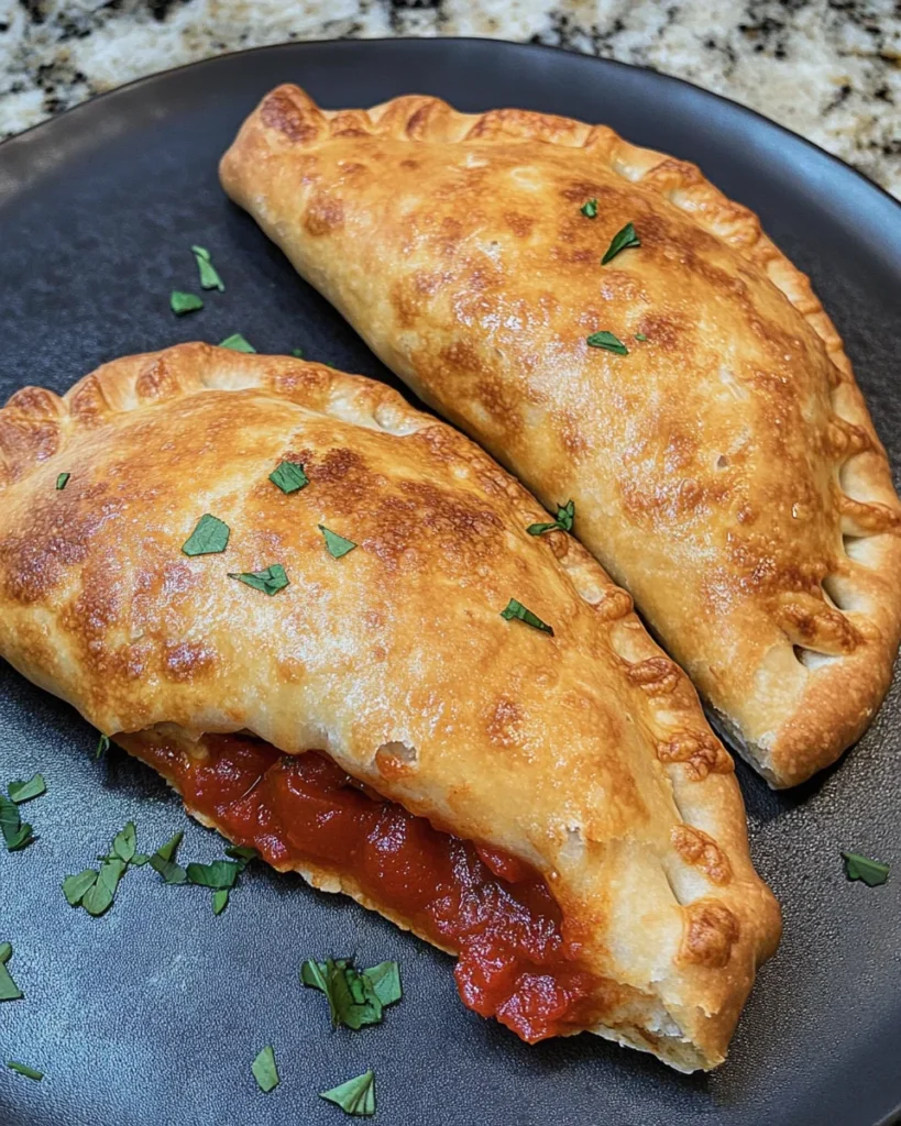 Air Fryer Calzones (Crazy Easy)
