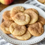 Apple Cider Snickerdoodle Cookies