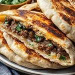 Arayes (Middle Eastern Stuffed Pita)