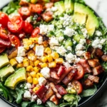 BLT Chopped Salad with Corn, Feta + Avocado