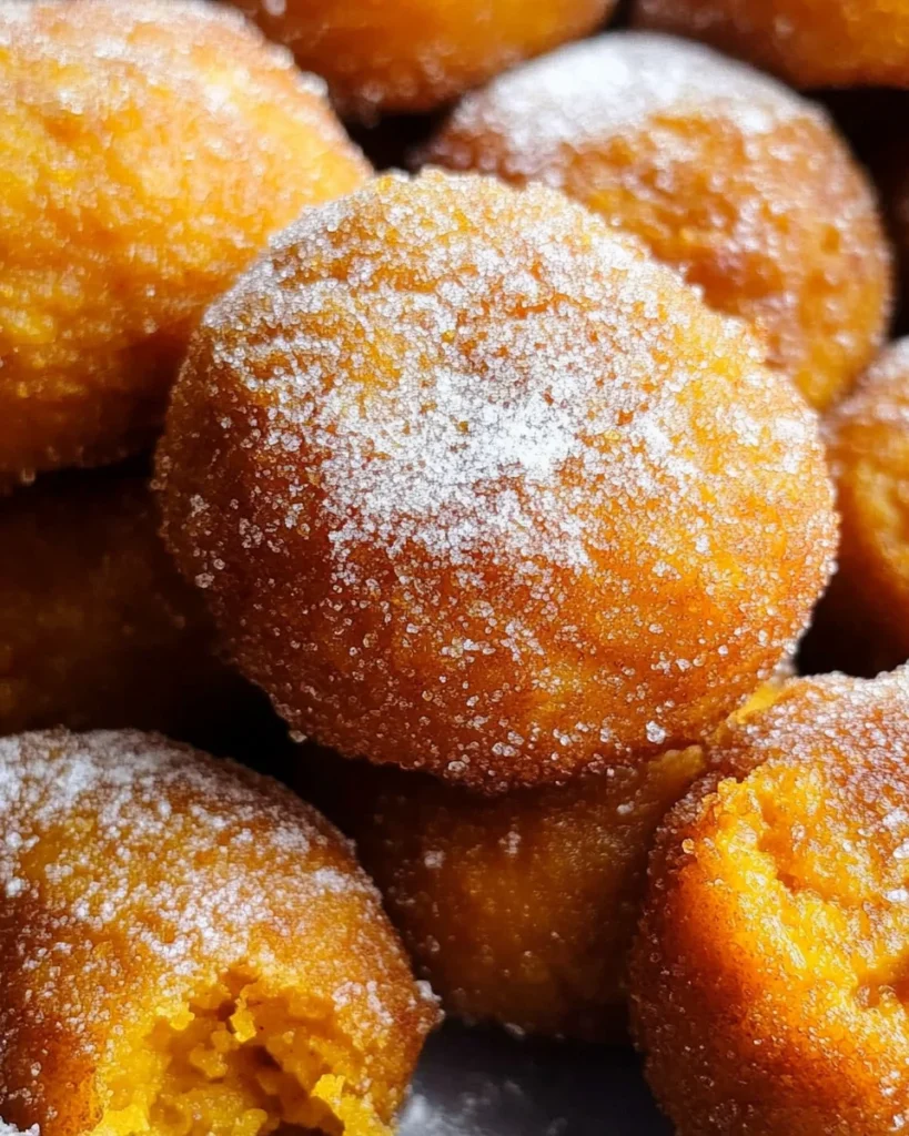 Baked Pumpkin Fritter Bites