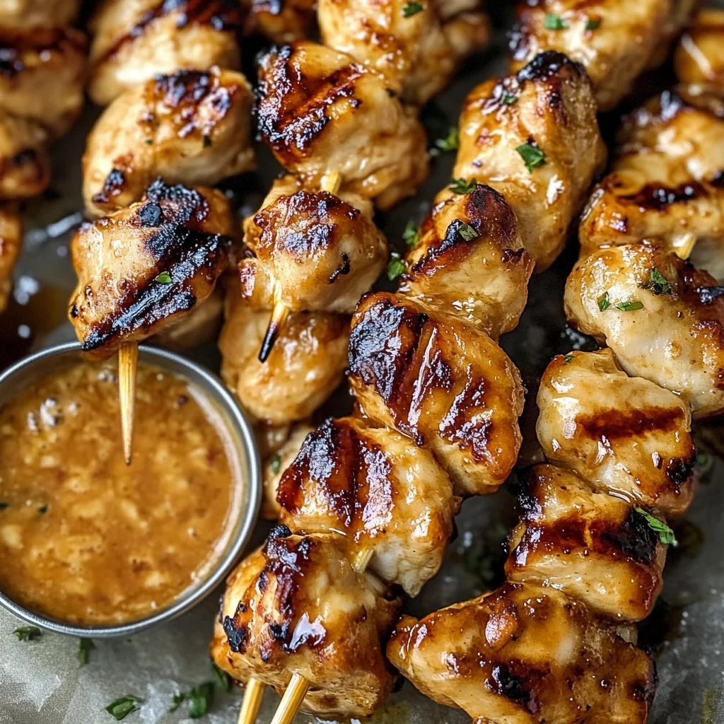 Bang Bang Chicken Skewers