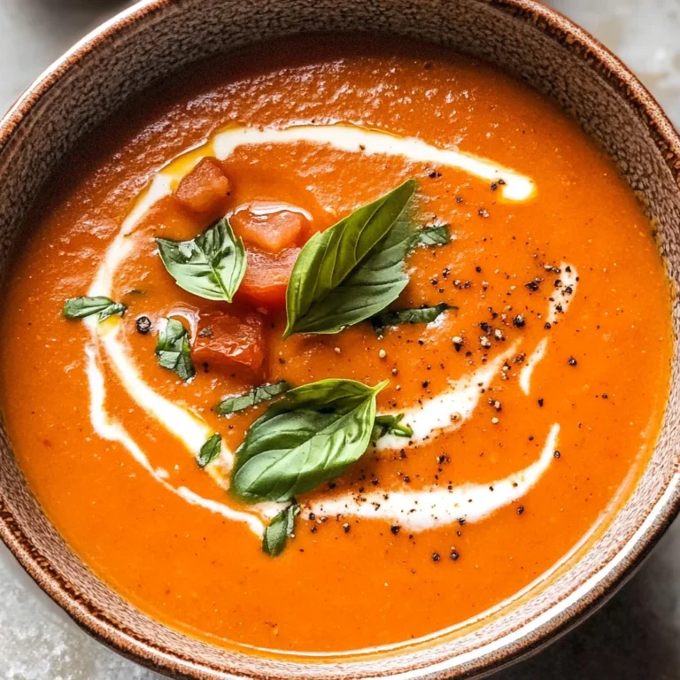 Best Homemade Tomato Soup Recipe