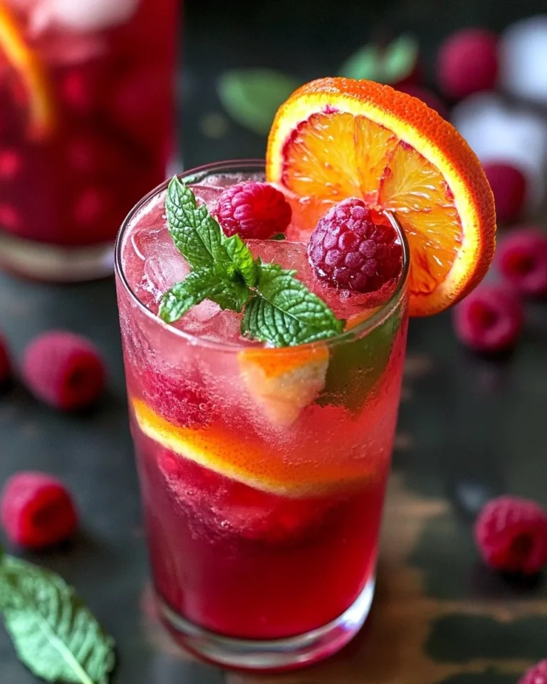 Blood Orange And Raspberry Mojito Recipe