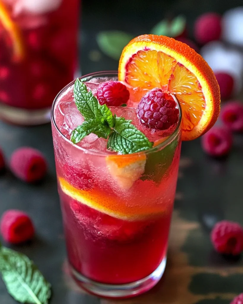Blood Orange And Raspberry Mojito Recipe