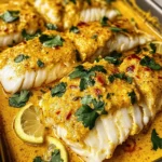 Coconut Curry Baked Cod