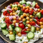 Cottage Cheese and Chickpea Salad