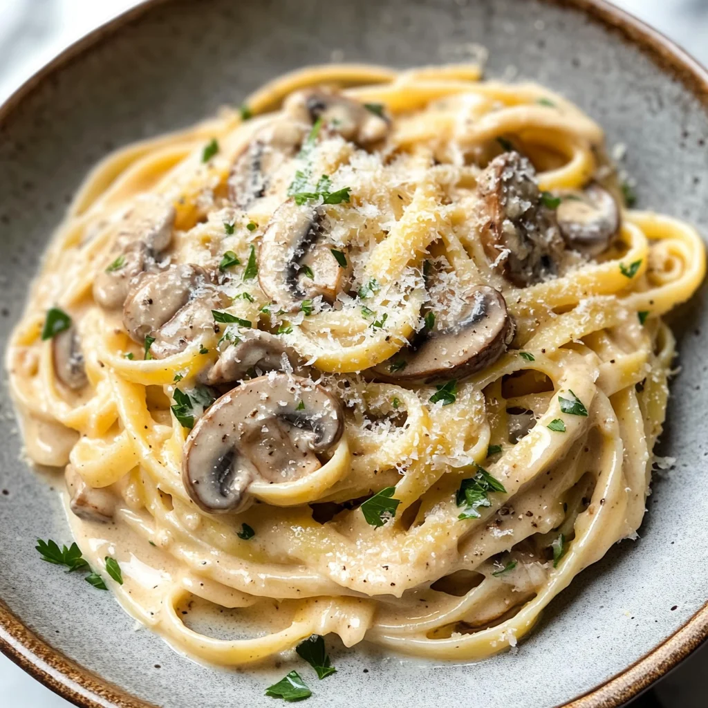 Creamy Mushroom Pasta