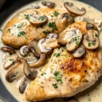 Creamy White Wine Mushroom Chicken