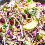 Crisp Apple Cranberry Coleslaw