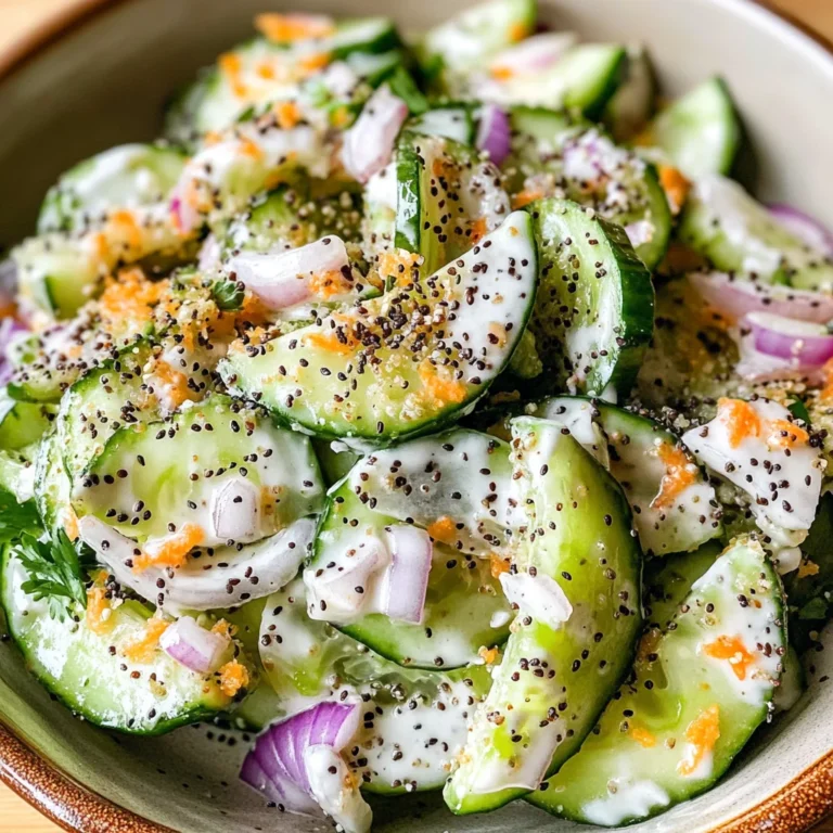 Cucumber Everything Bagel Salad