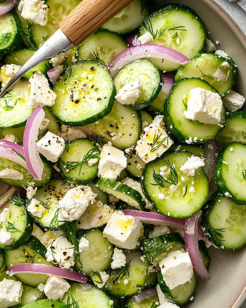 Cucumber Feta Salad Recipe