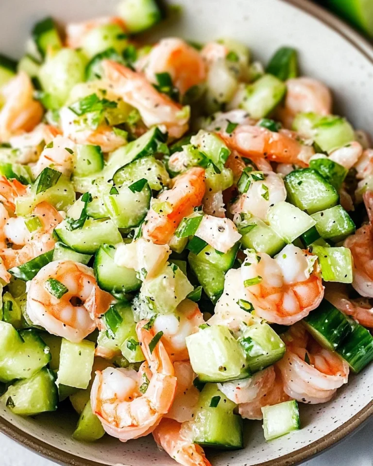 Cucumber Shrimp Salad