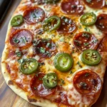 Delicious Hot Honey Flatbread Pizza