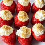 Deviled Strawberries (Made with a Cheesecake Filling)
