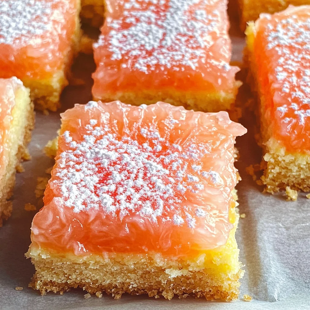 Grapefruit Bars