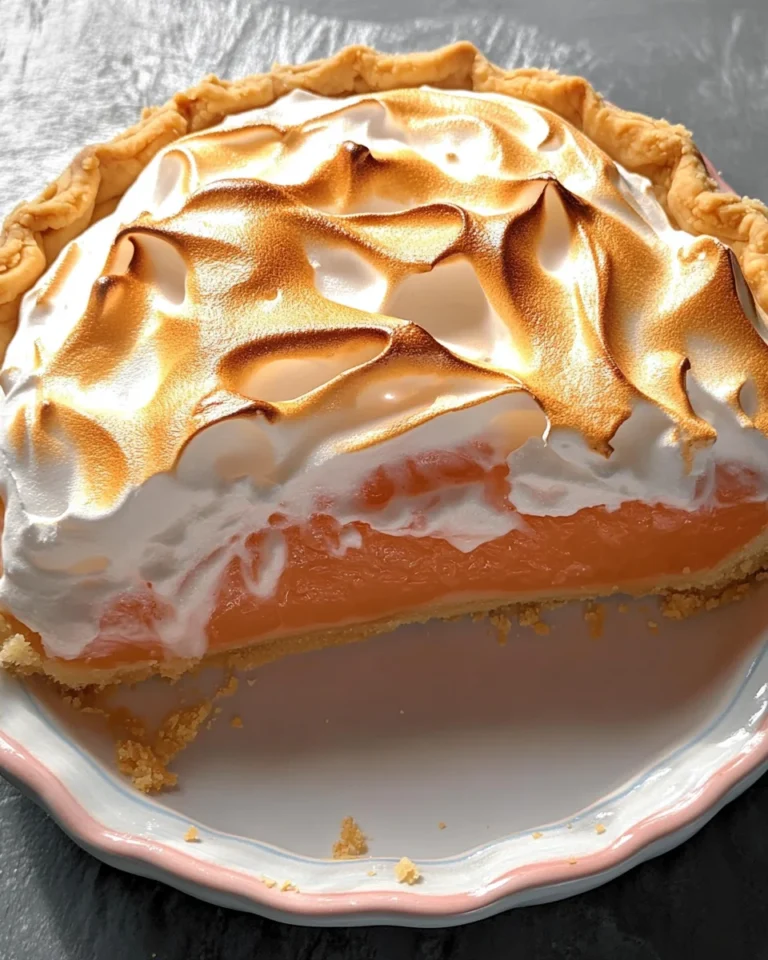 Grapefruit Meringue Pie