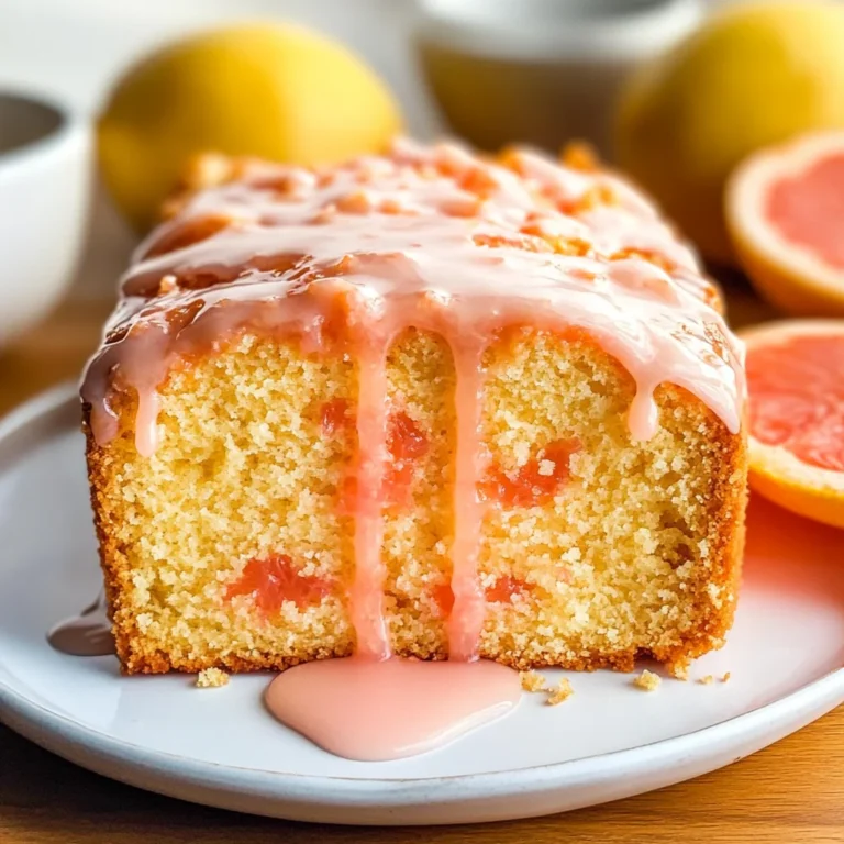 Grapefruit Pound Cake