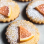 Grapefruit Shortbread Cookies