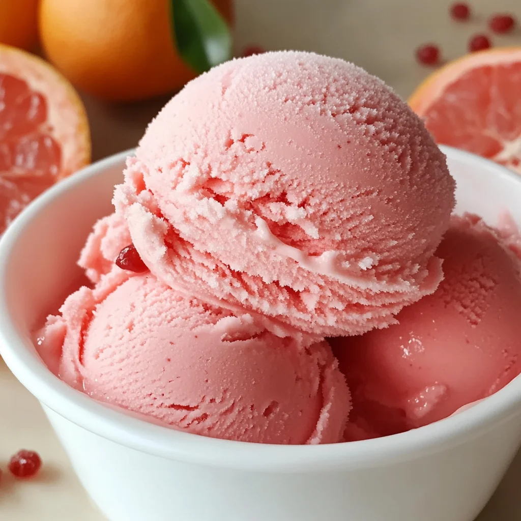 Grapefruit Sorbet Recipe