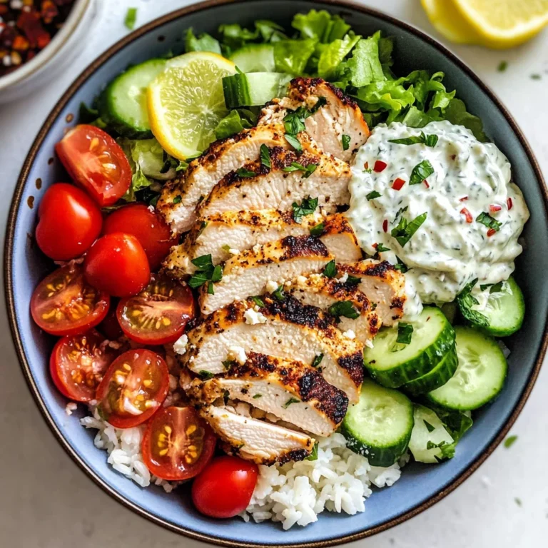 Greek Chicken Bowls