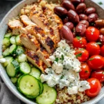 Greek Chicken Quinoa Bowl