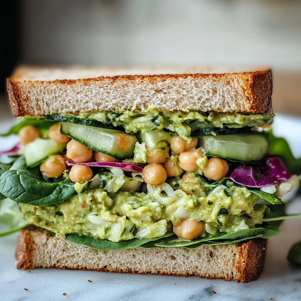 Green Goddess Salad Sandwich