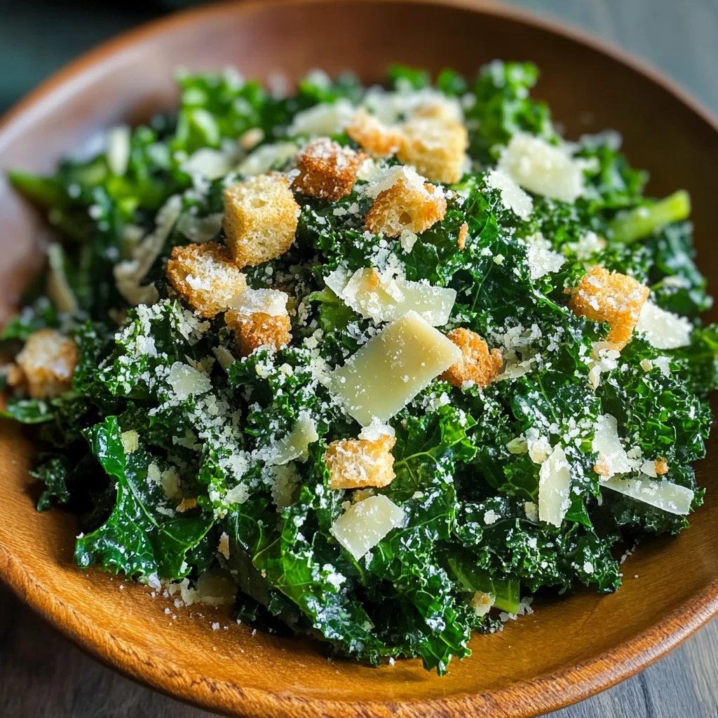 Lemon Parmesan Kale Salad