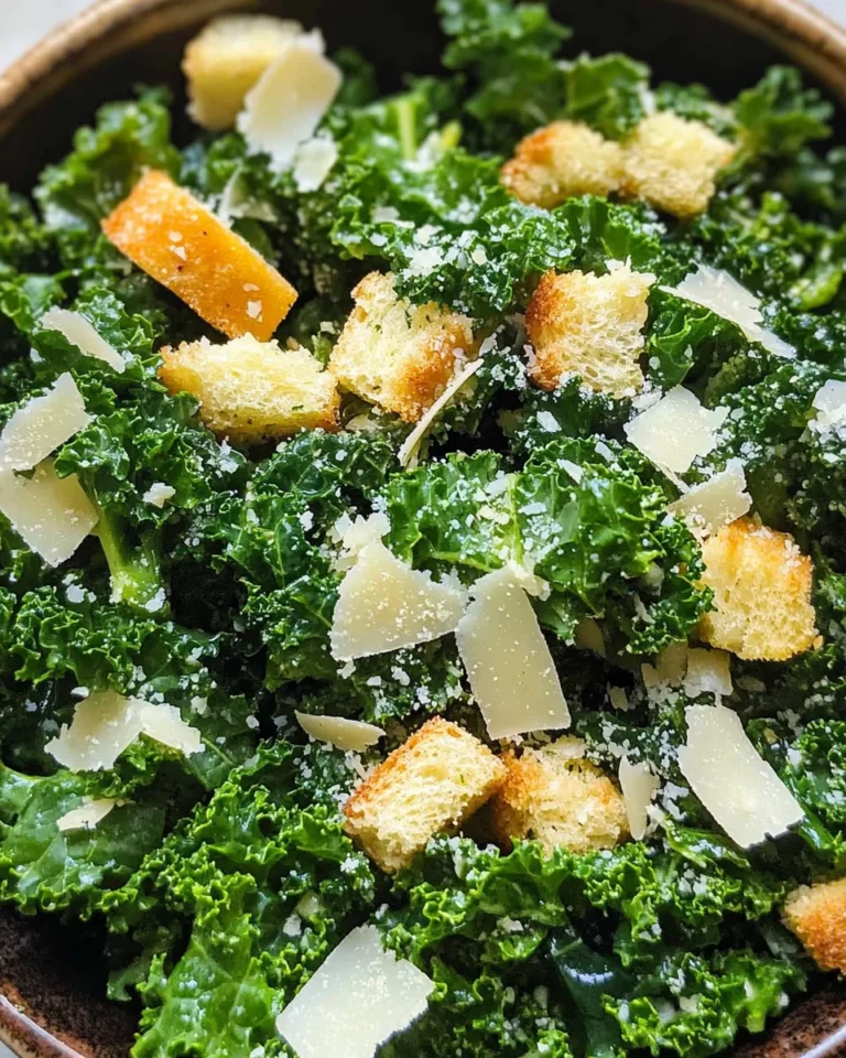 Lemony Parmesan Kale Salad