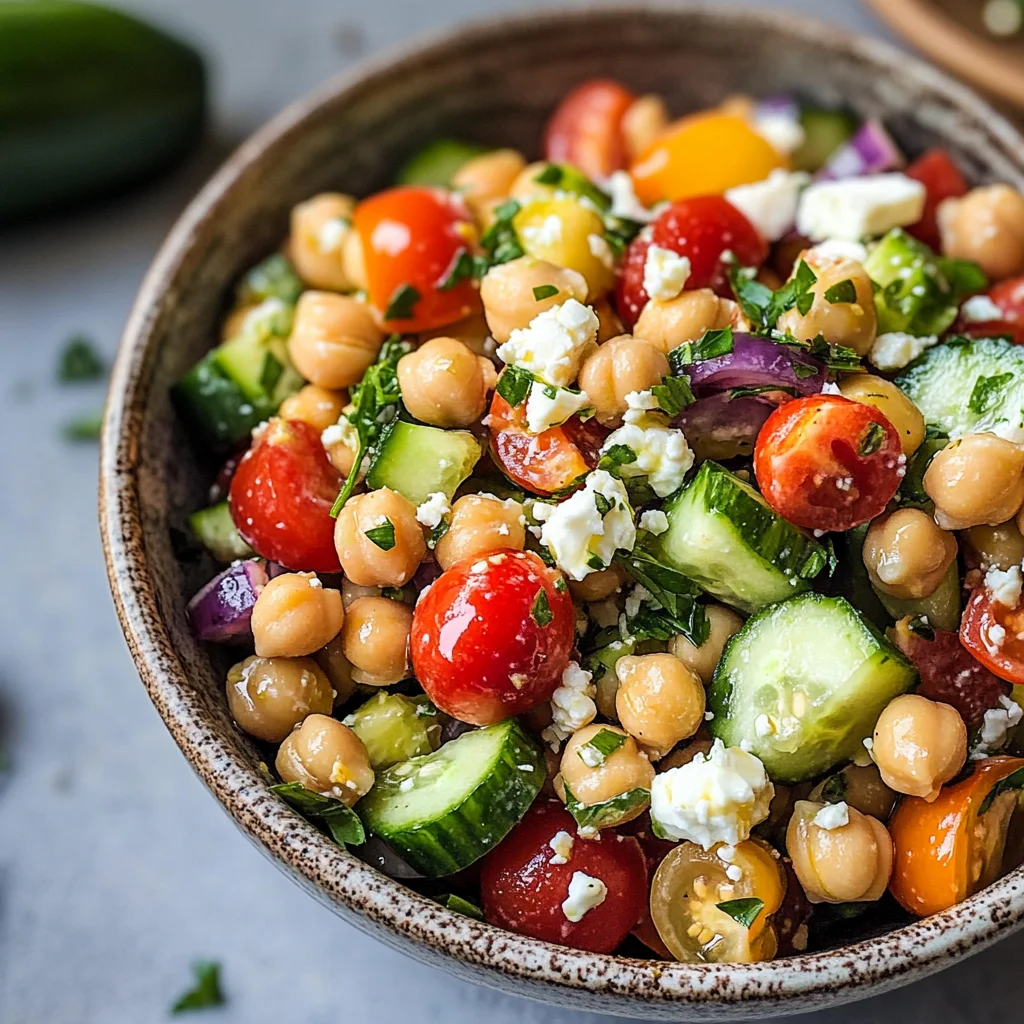 Mediterranean Chickpea Salad