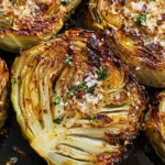 Oven Roasted Garlic Cabbage Steaks