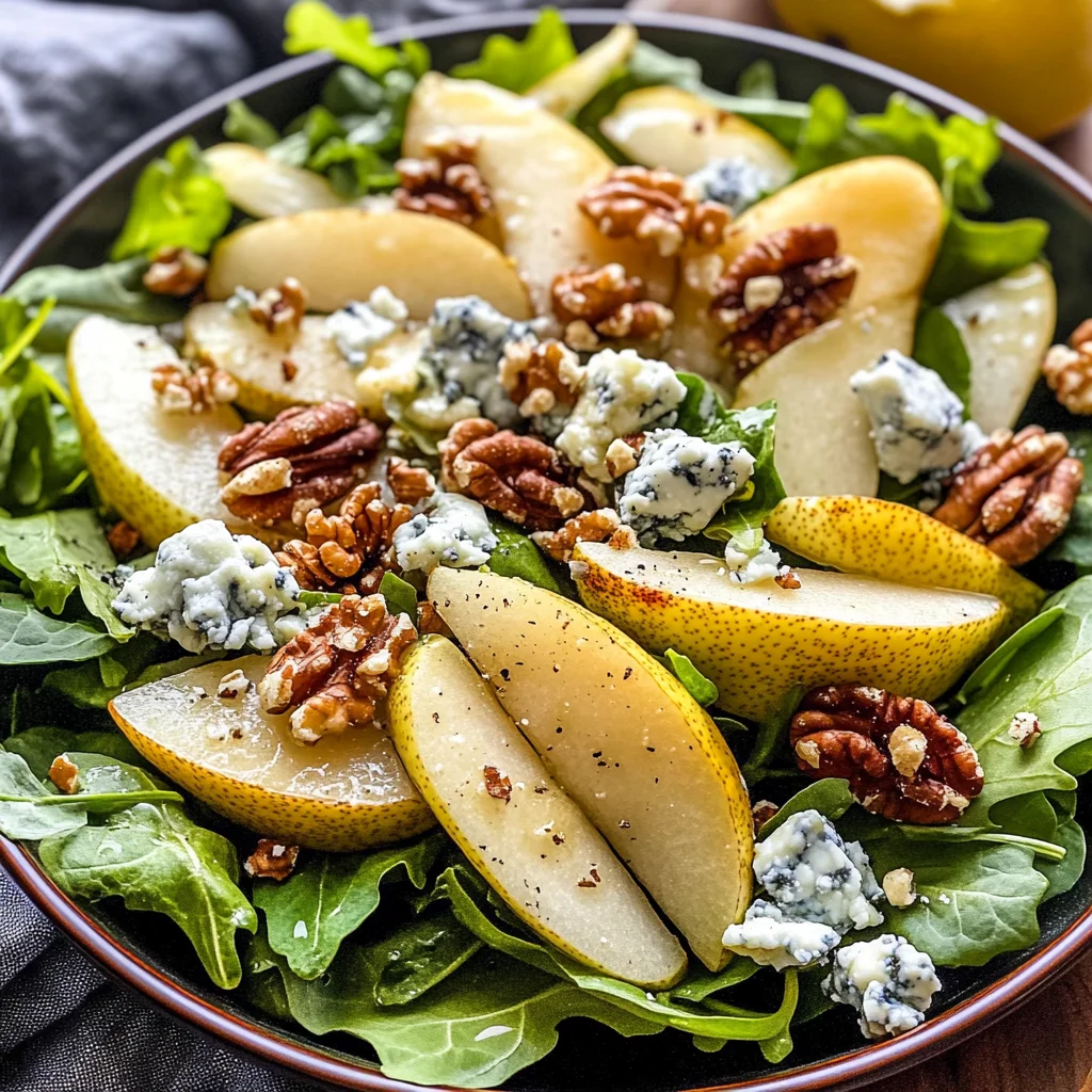 Pear and Blue Cheese Salad