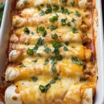 Queso Chicken Enchiladas