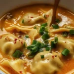 Quick Coconut Curry Soup with Dumplings