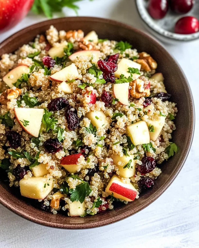 Quinoa Apple Salad: A Fruity, Fresh & Flavor-Packed Favorite