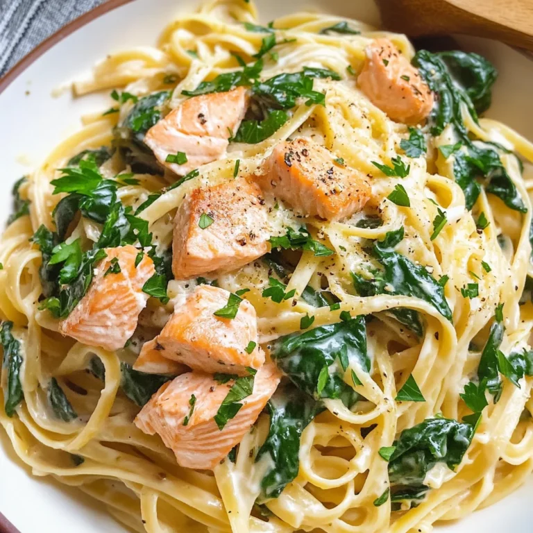 Salmon Spinach Pasta Dish: A Delicious and Nutritious Recipe to Try Today