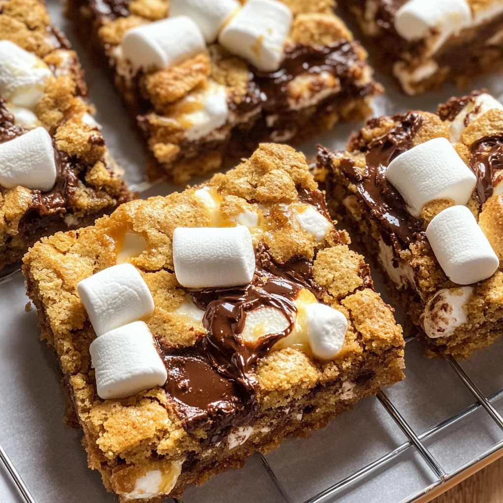 S'mores Cookie Bars