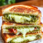 Sourdough Pesto Grilled Cheese