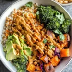 Thai Peanut Sweet Potato Buddha Bowl
