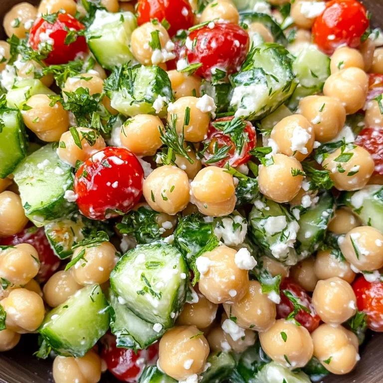 Tzatziki Chickpea Salad