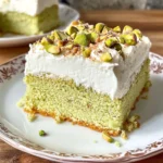 Vegan Pistachio Tres Leches (3 Milk Cake)
