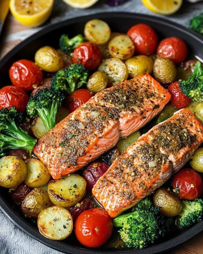 Za'atar Garlic Salmon Recipe