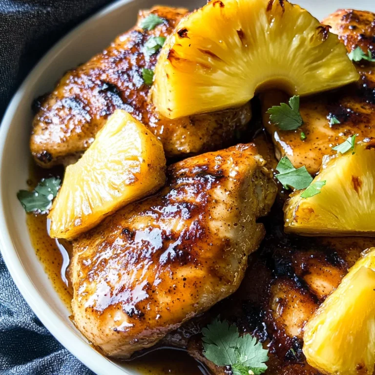 brown sugar pineapple chicken
