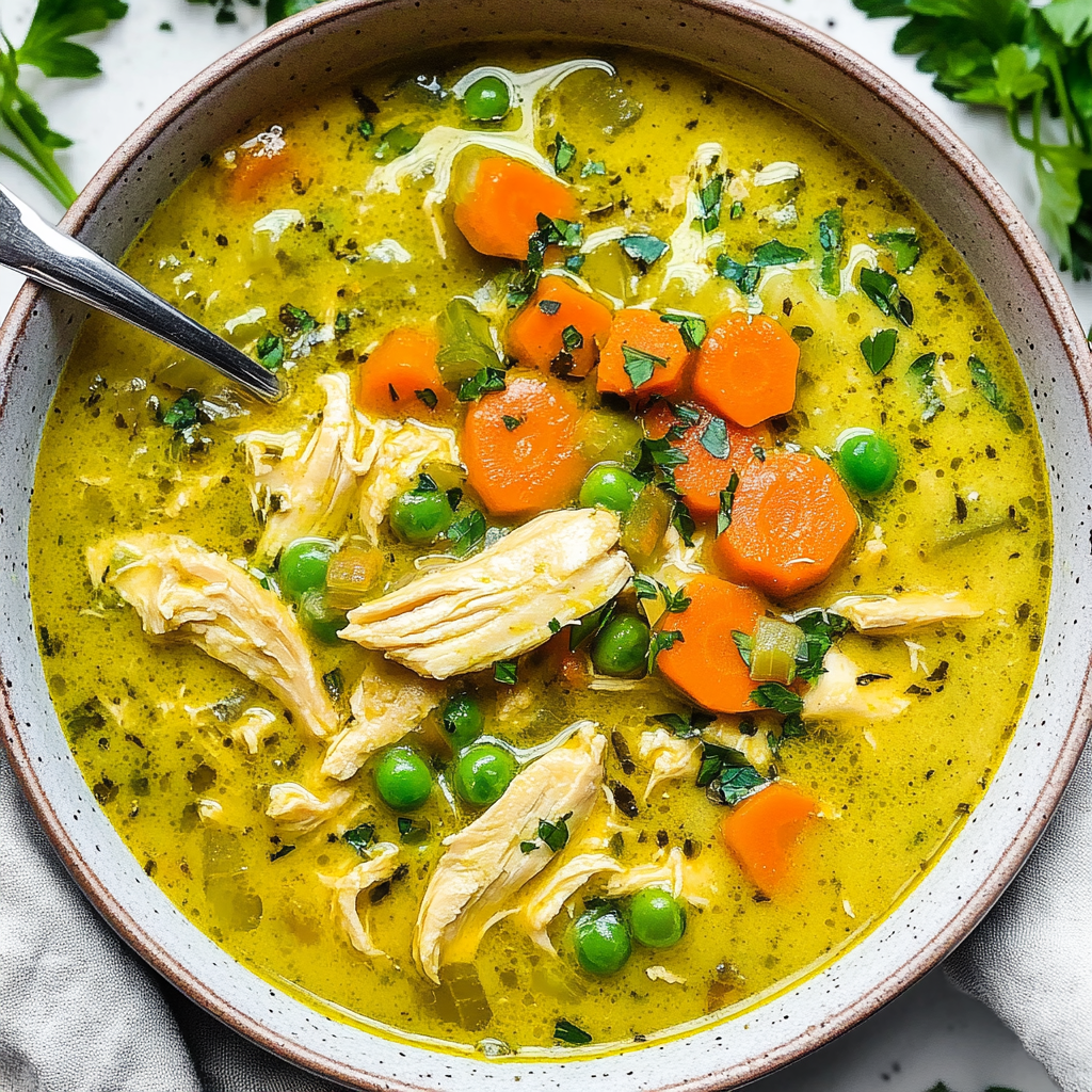Heal & Savor: Anti Inflammatory Turmeric Chicken Soup
